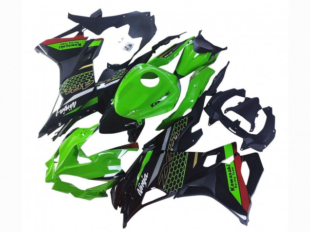 Migliori Carena Moto Kawasaki ZX25R ZX-25R 2019-2025 - Verde Nero Rosso Honeycomb