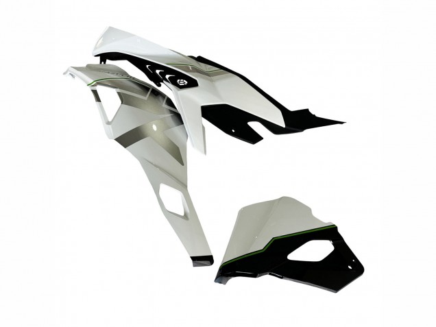 Migliori Carena Moto Kawasaki ZX25R ZX-25R 2019-2025 - Bianco Argento Verde Nero Trick Star