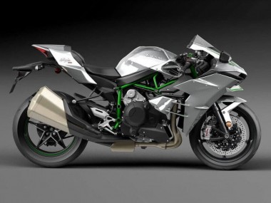 Migliori Carena Moto Kawasaki Ninja H2 2015-2022 - Argento