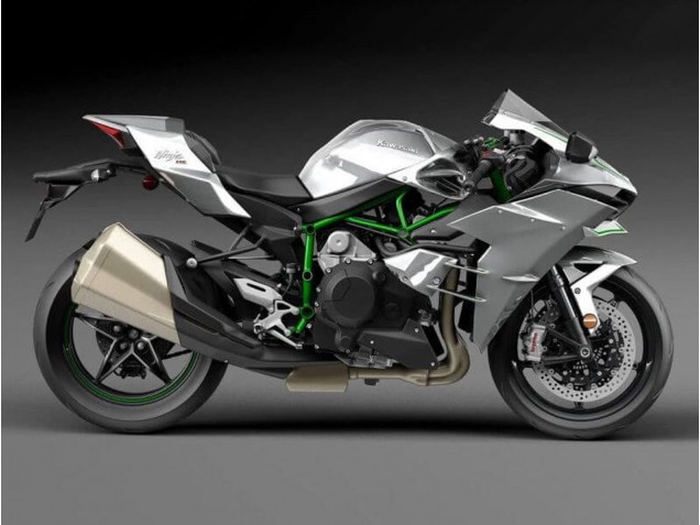Migliori Carena Moto Kawasaki Ninja H2 2015-2022 - Argento