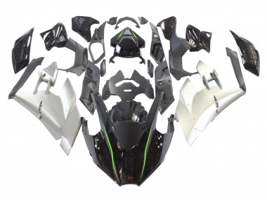 Migliori Carena Moto Kawasaki Ninja H2 2015-2022 - Nero Argento Verde