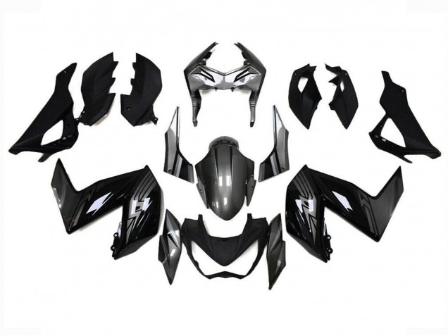 Migliori Carena Moto Kawasaki Z250/Z300 2015-2016 - Nero Lucido Grigio