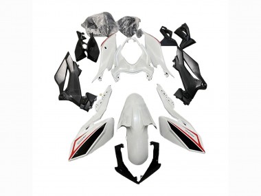Migliori Carena Moto Kawasaki Z400 2018-2024 - Bianco Rosso Nero