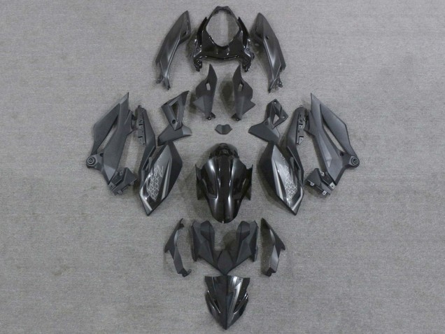 Migliori Carena Moto Kawasaki Z400 2018-2024 - Nero Opaco Nero Lucido