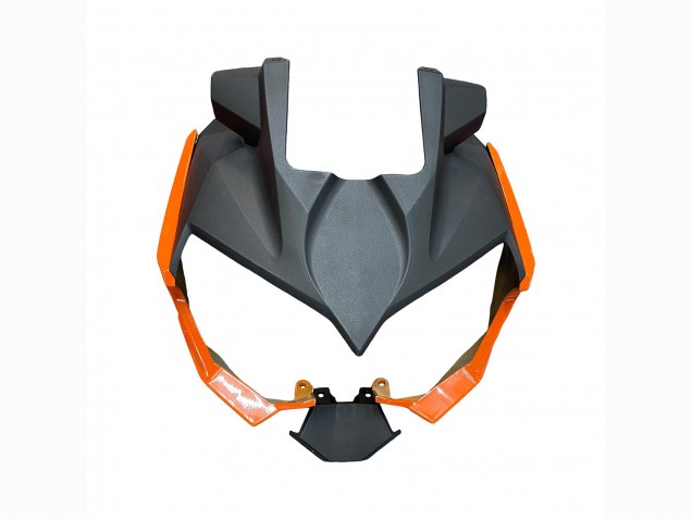 Migliori Carena Moto Kawasaki Z400 2018-2024 - Arancia Nero Lucido
