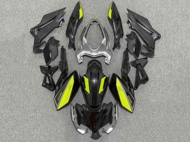 Migliori Carena Moto Kawasaki Z400 2018-2024 - Nero Opaco Giallo