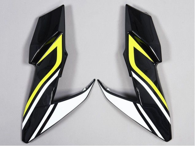 Migliori Carena Moto Kawasaki Ninja Z650 2017-2019 - Nero Bianco Giallo