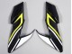Migliori Carena Moto Kawasaki Ninja Z650 2017-2019 - Nero Bianco Giallo