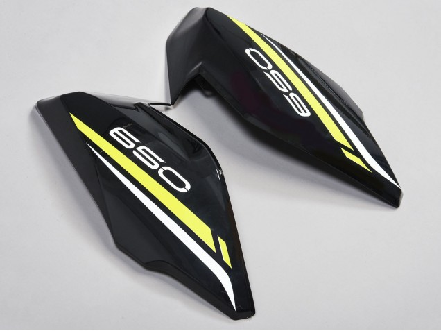 Migliori Carena Moto Kawasaki Ninja Z650 2017-2019 - Nero Bianco Giallo