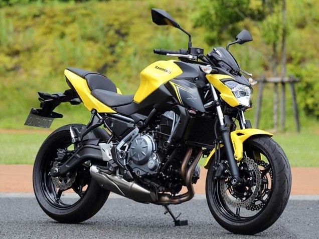 Migliori Carena Moto Kawasaki Ninja Z650 2017-2019 - Giallo Nero