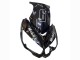 Migliori Carena Moto Kawasaki Z1000SX 2010-2016 - Nero Lucido Oro Bianco Mobil West