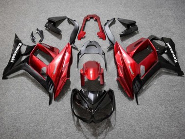 Migliori Carena Moto Kawasaki Z1000SX 2010-2016 - Rosso Nero Lucido