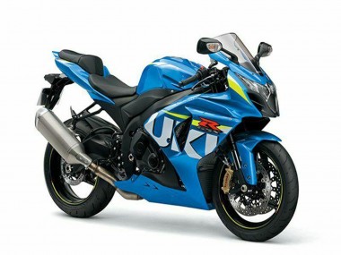 Migliori Kit Carena Moto Suzuki GSXR 1000 2009-2016 - Blu Verde Bianco