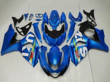 Migliori Kit Carena Moto Suzuki GSXR 1000 2009-2016 - Blu Verde Bianco