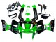 Migliori Carena Moto Kawasaki ZZR600 1998-2003 - Verde Nero Mostro Elf