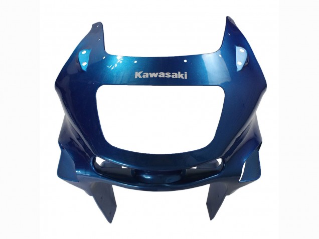 Migliori Carena Moto Kawasaki ZZR600 1998-2003 - Blu Argento Nero