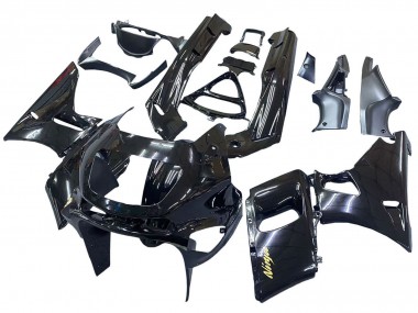 Migliori Carena Moto Kawasaki ZZR600 1998-2003 - Nero Lucido Oro Ninja