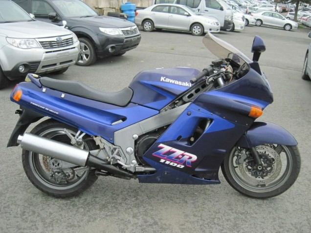 Migliori Carena Moto Kawasaki ZZR1100 1990-1992 - Blu Blu Scuro