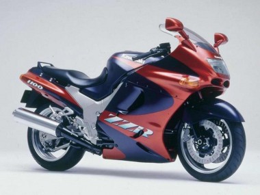 Migliori Carena Moto Kawasaki ZZR1100 1993-2003 - Rosso Bordeaux Blu Scuro