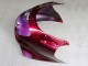 Migliori Carena Moto Kawasaki ZZR1100 1993-2003 - Rosso Scuro