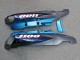 Migliori Carena Moto Kawasaki ZZR1100 1993-2003 - Lucido Blu Grigio