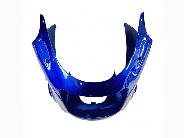 Migliori Carena Moto Kawasaki ZZR1100 1993-2003 - Blu Argento Nero
