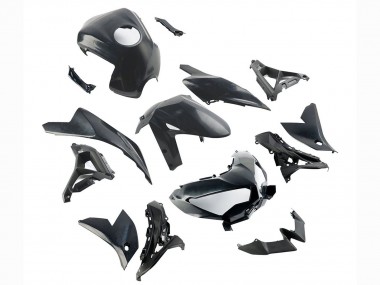 Migliori Carena Moto Kawasaki Versys 650 2022-2025 - Nero Lucido