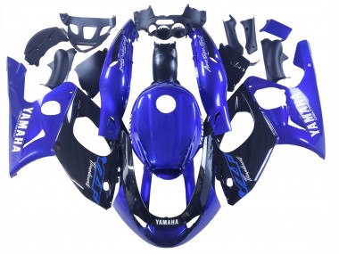 Migliori Carena Moto Yamaha YZF600R Thundercat 1996-2007 - Blu Nero Lucido
