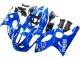 Migliori Carena Moto Yamaha YZF600R Thundercat 1996-2007 - Blu Bianco Argento