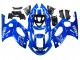 Migliori Carena Moto Yamaha YZF600R Thundercat 1996-2007 - Blu Bianco Argento