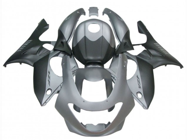 Migliori Carena Moto Yamaha YZF600R Thundercat 1996-2007 - Nero Opaco Grigio