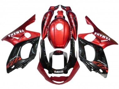 Migliori Carena Moto Yamaha YZF600R Thundercat 1996-2007 - Rosso Nero Argento