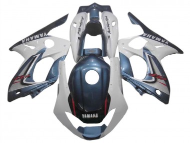 Migliori Carena Moto Yamaha YZF600R Thundercat 1996-2007 - Blu Scuro Bianco