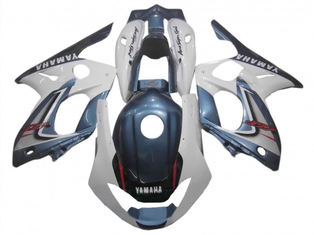 Migliori Carena Moto Yamaha YZF600R Thundercat 1996-2007 - Blu Scuro Bianco