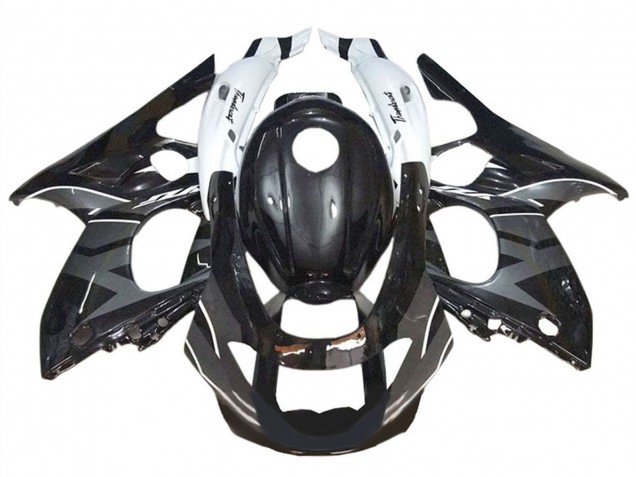 Migliori Carena Moto Yamaha YZF600R Thundercat 1996-2007 - Nero Lucido Grigio Bianco