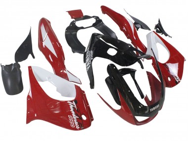 Migliori Kit Carena Moto Yamaha YZF 1000R Thunderace 1997-2007 - Rosso Nero Bianco Thunderace