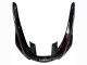 Migliori Carena Moto Yamaha YZF 1000R Thunderace 1997-2007 - Nero Rosso Scuro Fiamma
