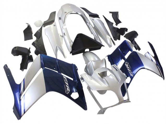 Migliori Carena Moto Yamaha FJR1300 2001-2006 - Blu Scuro Argento