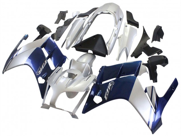 Migliori Carena Moto Yamaha FJR1300 2001-2006 - Blu Scuro Argento