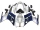 Migliori Carena Moto Yamaha FJR1300 2001-2006 - Blu Scuro Argento