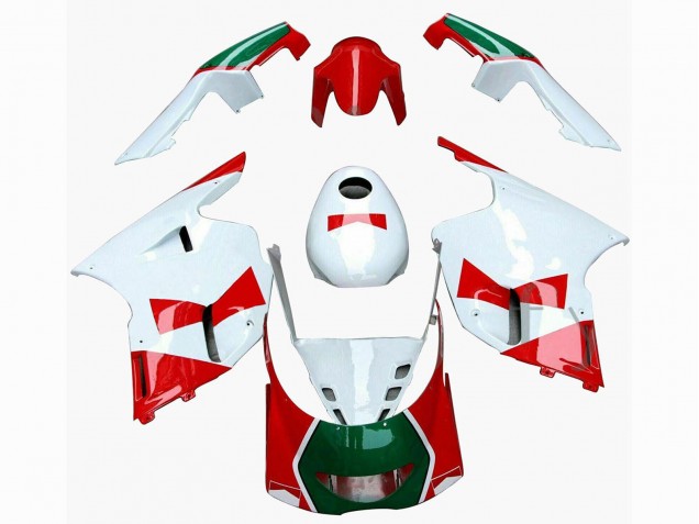 Migliori Carena Moto Yamaha TZR250 3XV 1991-1994 - Bianco Rosso Verde