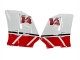 Migliori Carena Moto Yamaha RZV500 / RD500 1985-1987 - Bianco Rosso Nero