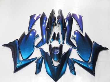 Migliori Carena Moto Yamaha TMAX560 2019-2021 - Pendenza Blu Scuro Viola