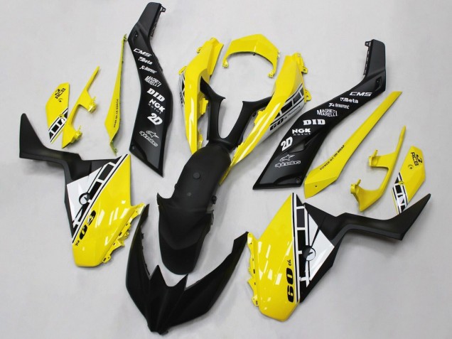 Migliori Carena Moto Yamaha XMAX300 2017-2021 - Giallo Bianco Nero