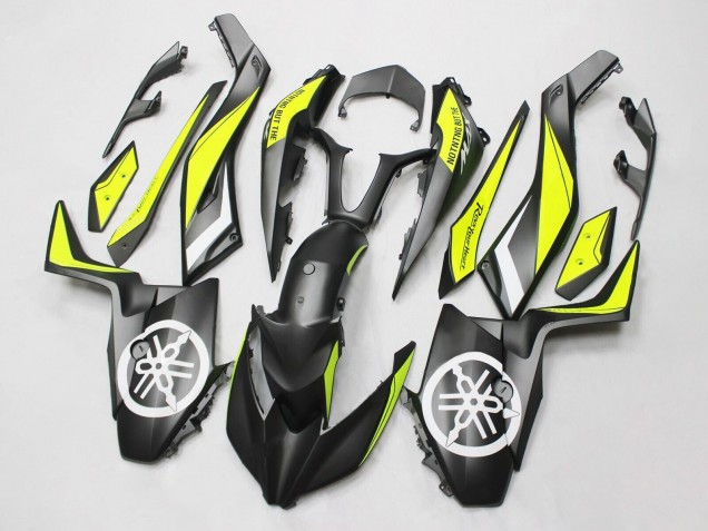 Migliori Carena Moto Yamaha XMAX300 2017-2021 - Nero Giallo Bianco