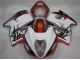 Migliori Carena Moto Suzuki GSXR 1300 Hayabusa 1996-2007 - Bianco Arancia Nero
