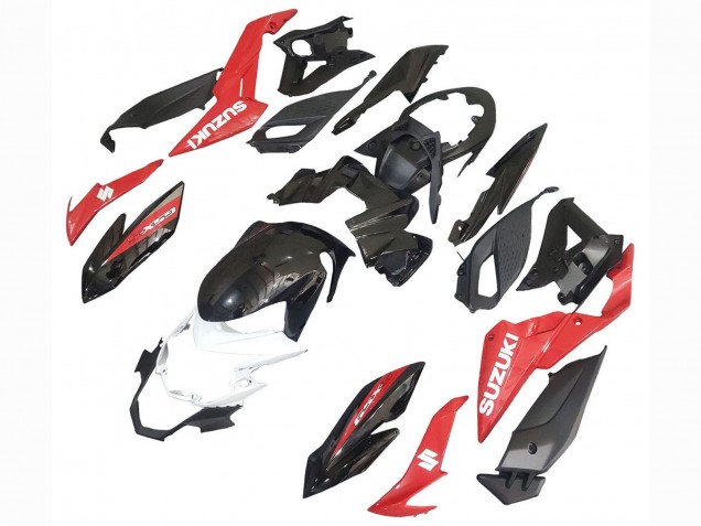 Migliori Carena Moto Suzuki GSX-S 750 2017-2022 - Rosso Bianco