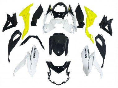 Migliori Carena Moto Suzuki GSX-S 750 2017-2022 - Bianco Giallo