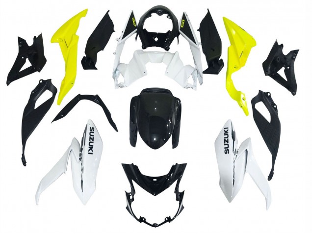 Migliori Carena Moto Suzuki GSX-S 750 2017-2022 - Bianco Giallo