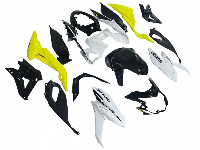 Migliori Carena Moto Suzuki GSX-S 750 2017-2022 - Bianco Giallo